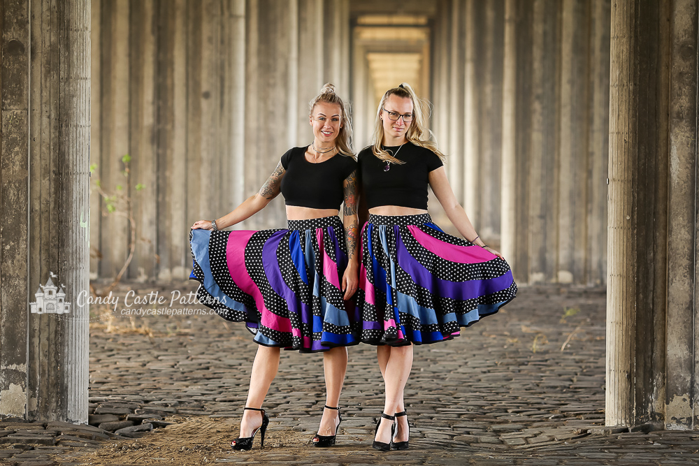 Peppermint Swirl Skirt/Dress for Adults | candycastlepatterns.com